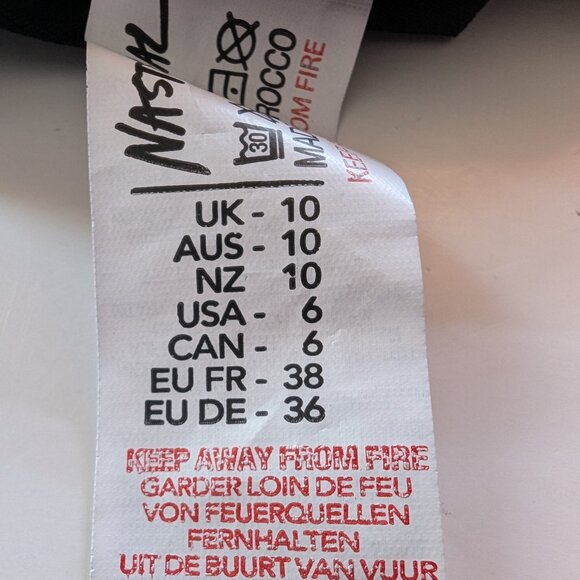 NASTY GAL Slinky Bralet Sz 6 RING detail MADE IN MOROCCO SUMMER NIGHT OUT * NWT - Picture 8 of 9